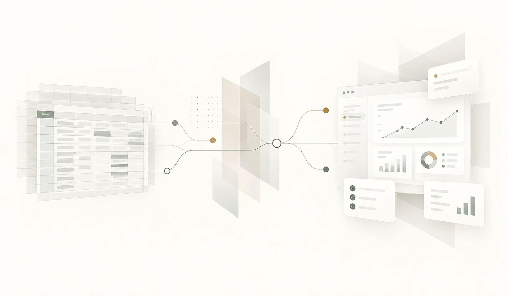 Spreadsheet replacement with a custom business web application
