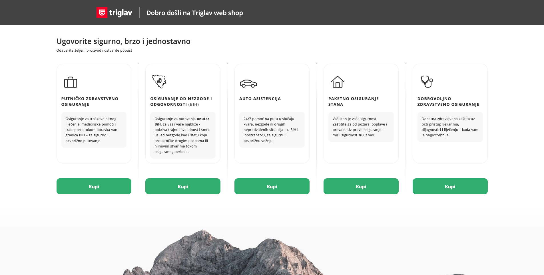 Triglav Webshop